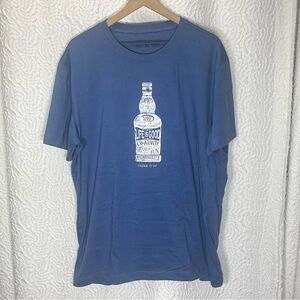 LIFE IS GOOD Drink It Up Short Sleeve Graphic T-Shirt - Blue, Size XL